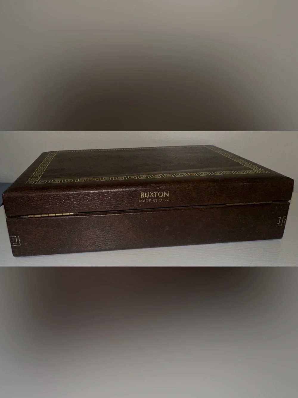 Vtg Buxton Jewelry/Accessories Box